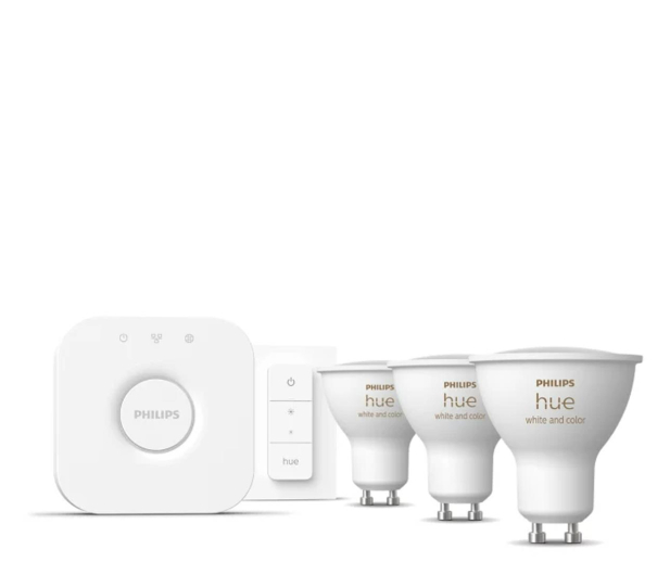 Philips Hue Hue White and Ambiance 3xGU10 + ściemniacz 8720169254503 - 1271535 - zdjęcie 2
